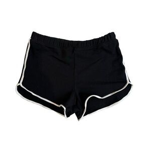 H&M Divided Black Track Shorts Womens S